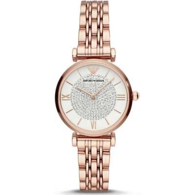 EMPORIO ARMANI ローズゴールド 時計 新品未使用 EMPORIO ARMANI エンポリオアルマーニ メンズ腕時計 ローズ