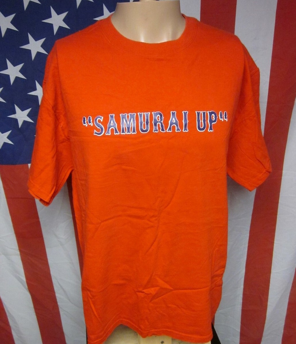 DAISUKE MATSUZAKA lrg T shirt Samurai Up baseball Dice-K tee