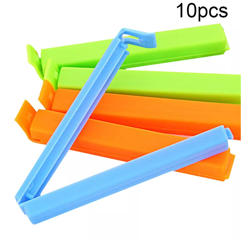 Pack Of 5,Random Color Snack Food Clips,Sealed Bag Clips,Plastic Bag Clips,  Food Sealing Clips