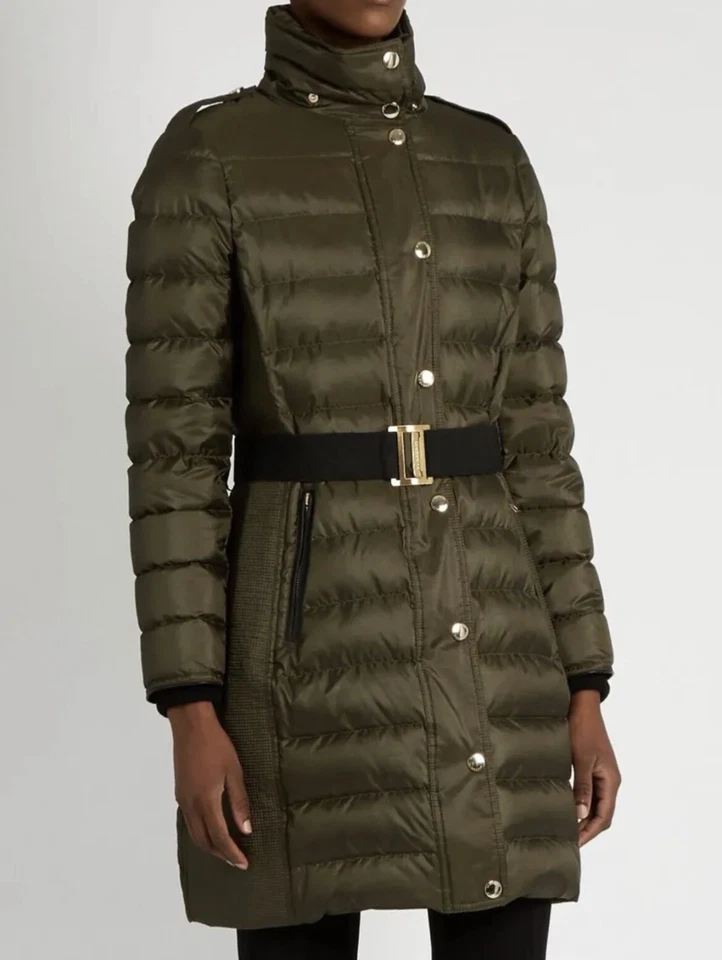 Burberry New Authentic Abbeydale Down Puffer Coat With Hood UK Size 4 / USA 2 - Image 2 of 4