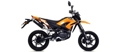 ARROW Endrohr Thunder Aluminium Schwarz Ksr Motorrad Tw 125 Sm 2017-2018