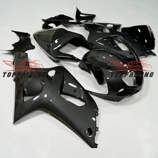 For Suzuki GSXR600/GSXR750 2001-2003 Black Carbon Fiber Painted Fairing Body Kit