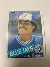 1985 Topps Toronto Blue Jays Jesse Barfield