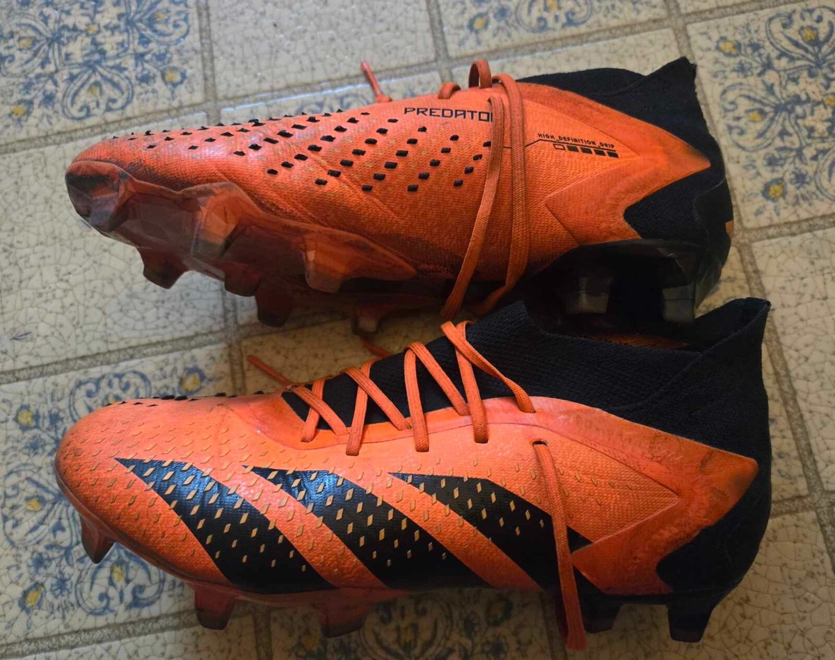 NIB Adidas Predator Accuracy .1 Bright Orange Soccer Cleats with Black Accents adidas-mens-predator-accuracy-  main image 3