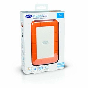 HARD DISK ESTERNO 2,5" USB 3.0 4TB 4000GB LACIE RUGGED MINI SUPER RESISTENTE!