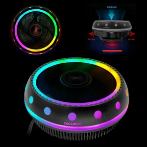 RGB LED CPU Cooler Fan Heatsink For 
