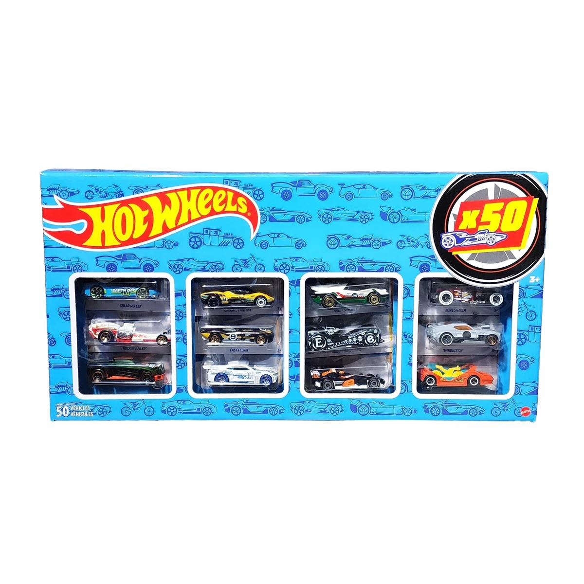 Hot wheels box of 50 sales