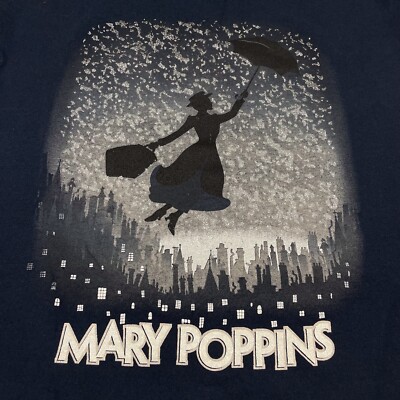 Mary Poppins navy blue med T-Shirt Movie Disney Pixar