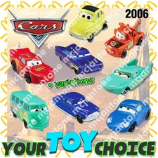 McDonald's 2006 CARS Pixar Car Truck Movie DISNEY Variations YOUR Toy CHOICE