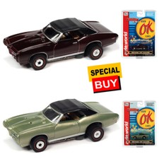 Auto World Thunderjet Ok Used Car 1969 Pontiac GTO Convertible Combo HO Slot Car