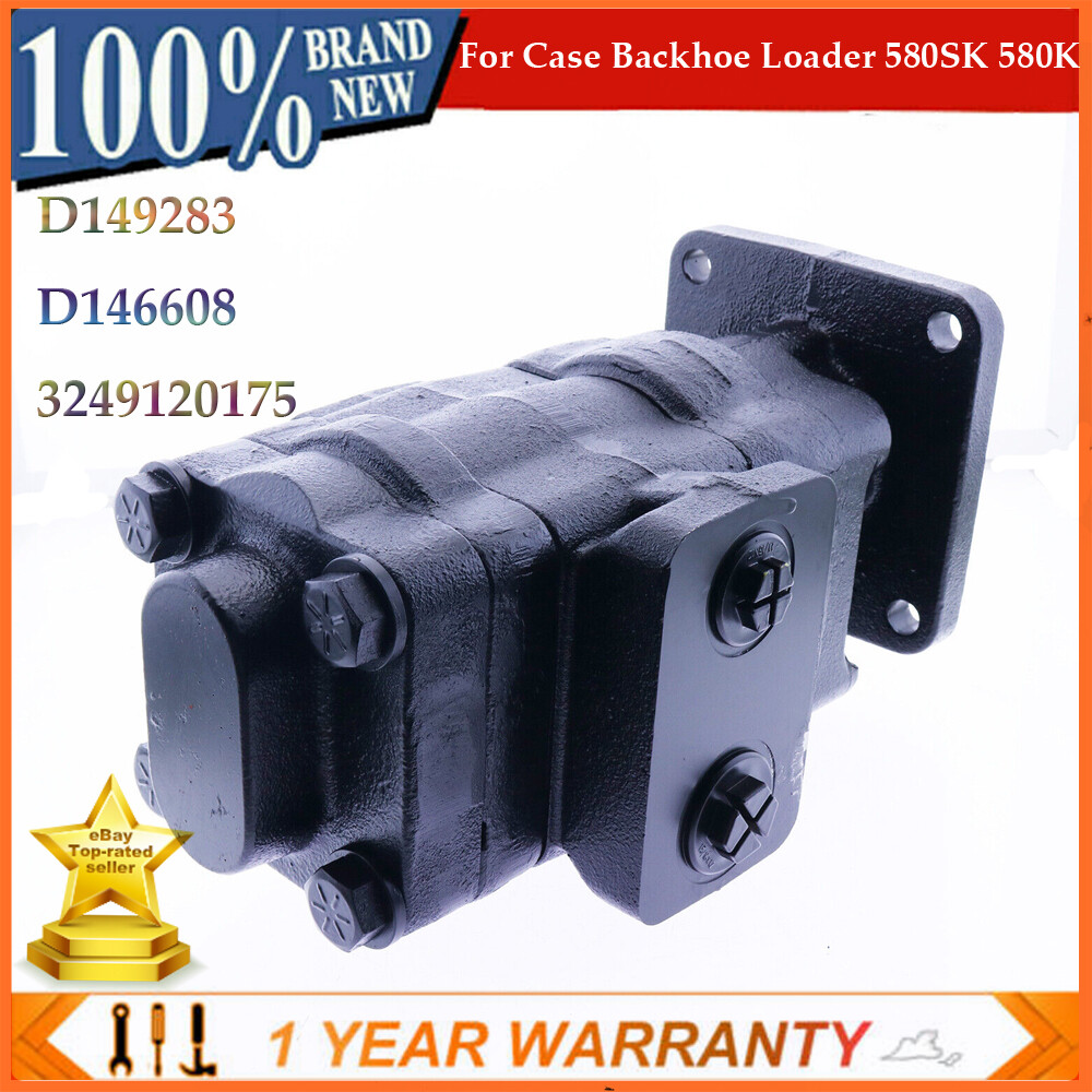 3249120175 Hydraulic Pump Assembly For Case 580K 580SK Backhoe