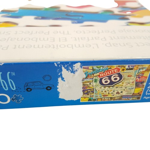 Buffalo Puzzle 500 Pieces Route 66 Greetings From 03740 Roadmap Sealed - Picture 7 of 8