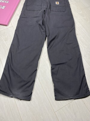 CARHARTT Simple Pant Work Logo WIP Vintage Skate Y2K Gray