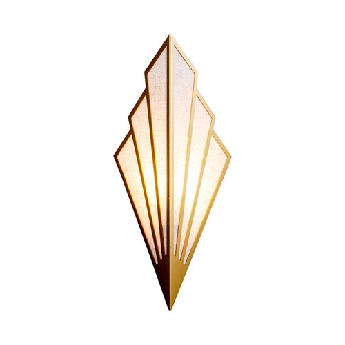 Art Deco Sconce Wall Mount Lamp Simple Geometric Wall Lamp Bedside Lighting - Picture 15 of 16