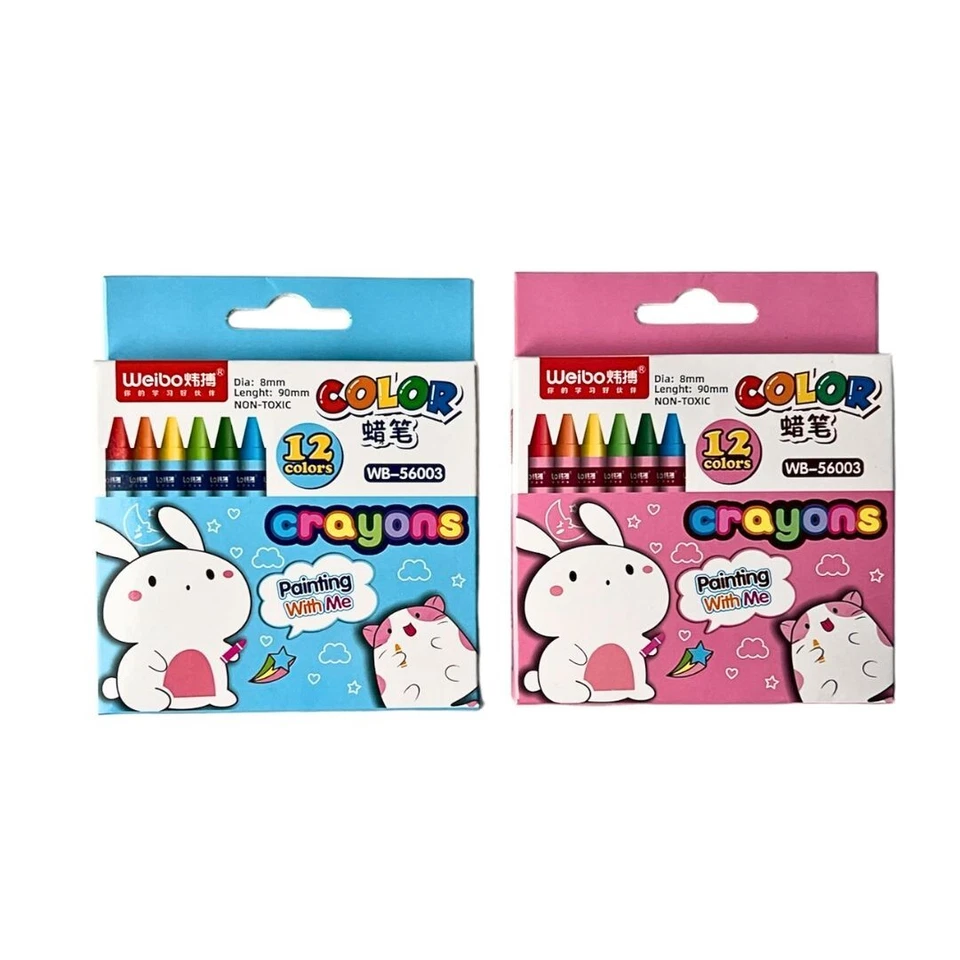 12X Kids Colouring Crayons Party Loot Bag Filler Favours Birthday Gift - image 2 of 3