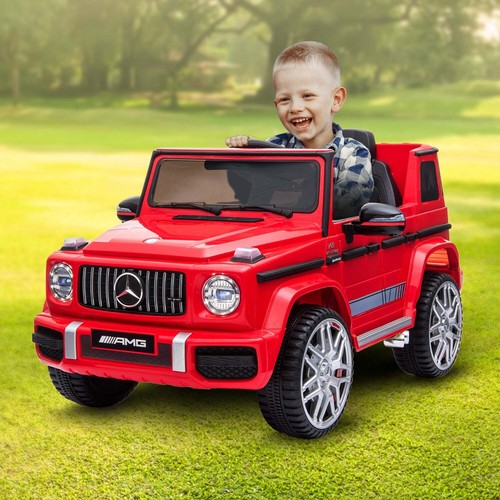 NNEDPE Mercedes Benz AMG G63 Licensed Kids Ride On Car Remote Control - Red - Picture 10 of 11