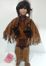 Native American Boy “Autumn Sun” Paradise Galleries 17” B651 by Linda Mason