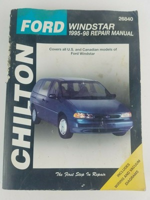 1995 1998 Ford Windstar Chilton Repair Manual 26840 Ebay