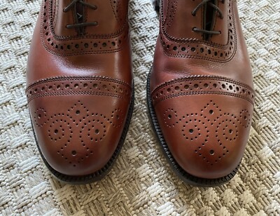 Allen Edmonds Rutland Men’s 11.5 (Narrow) Dark Brown‎ Walnut Wingtip Dress Shoes Allen Edmonds Men main image 3