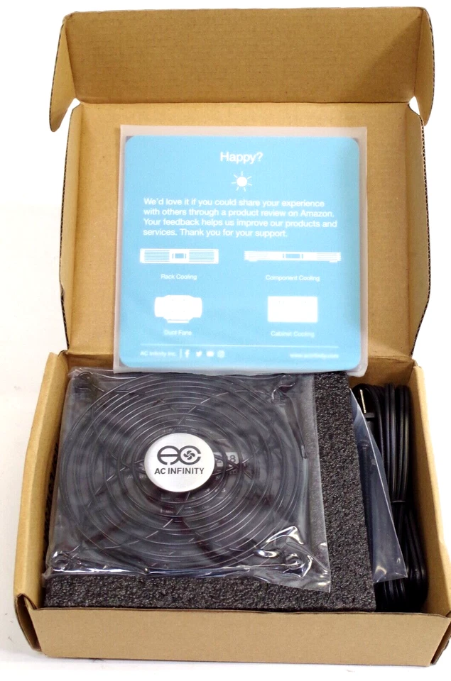 AC Infinity AXIAL HS1238A-X 1238 Muffin Fan 115V 120V AC 4.7 x 4.7 x 1.5 - Image 2 of 4