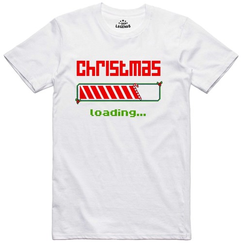 Divertido Navidad Camiseta Regalo Píxel Retro Diseño Ordenador Juego Regular Fit - Imagen 2 de 2