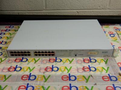 3Com SuperStack 3 4400 PWR 3C17205 24 Port POE Managed 10/100 Switch