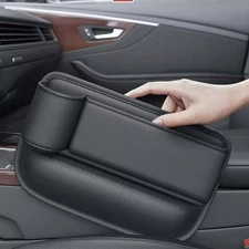 Left Driver Car Accessories Seat Gap Filler Storage Box Cup Holder Organizer Bag