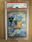 Blastoise ex 184/165 Ultra Rare - English Pokemon 151 PSA 9