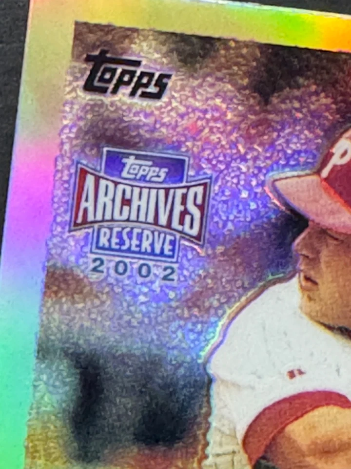 2002 Len Dykstra #740 Topps Chrome 1993 Archives Reserve Card - Image 3 of 4