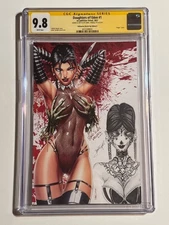 Daughters of Eden #1 CGC 9.8 SS Jamie Tyndall "Day Of The Dead” Sketch Remark