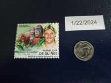 Steve Irwin Australian Zookeeper Crocodiles 2012 Republique De Guinee Stamp