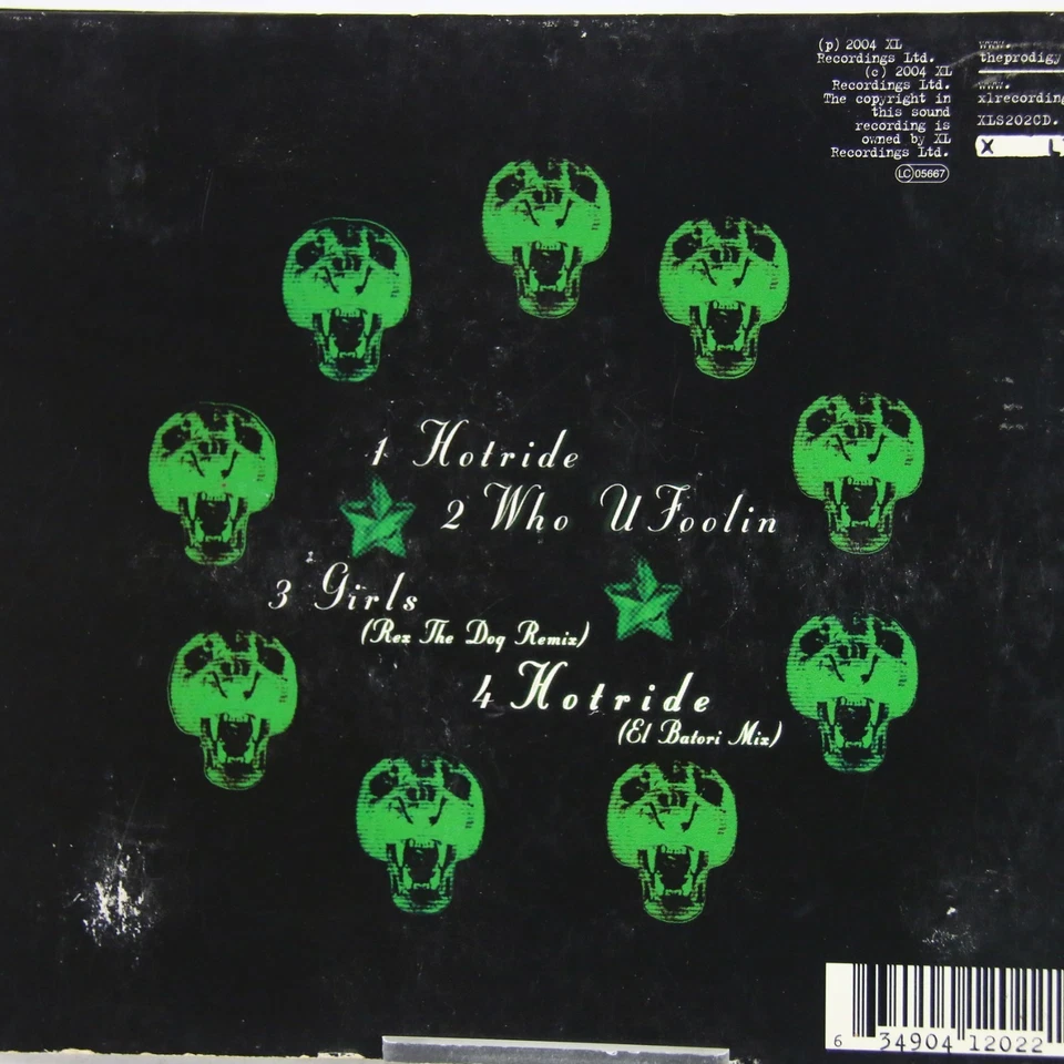 Music Musik MAXI CD The Prodigy – Hotride EP Digipak Gut - Bild 2 von 2