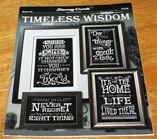 Stoney Creek Collection TIMELESS WISDOM Cross Stitch Book 473 - Guc 4 Designs