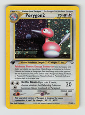 Neo Revelation 12/64 Porygon2 1st Edition Holo Rare NM * SWIRL * on eBay