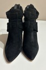 Splendid Booties Block Naomi Black Suede Boots Size 8.5 — photo 4