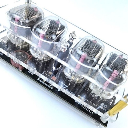 Digital Clock with IN12 Nixie Tube Colorful Light Timing Switch Setting - Afbeelding 3 van 32