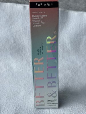BETTER & BETTER MULTI VITAMINE TOOTHPASTE FOR KIDS - WATERMELON