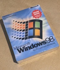🔥 Windows 98 2nd Ed. (SE) – NIB– Factory Sealed • Vintage Microsoft OS • Rare