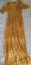 NWT Marigold Honey Punch Lace Maxi Dress Small