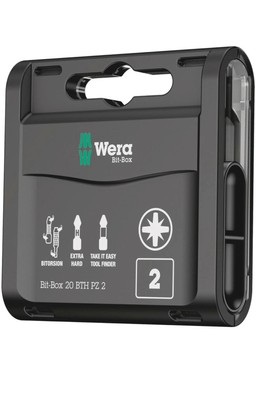 Wera Bit-Box 20 BTH PZ, PZ 2 x 25 mm, 20-teilig 05057762001