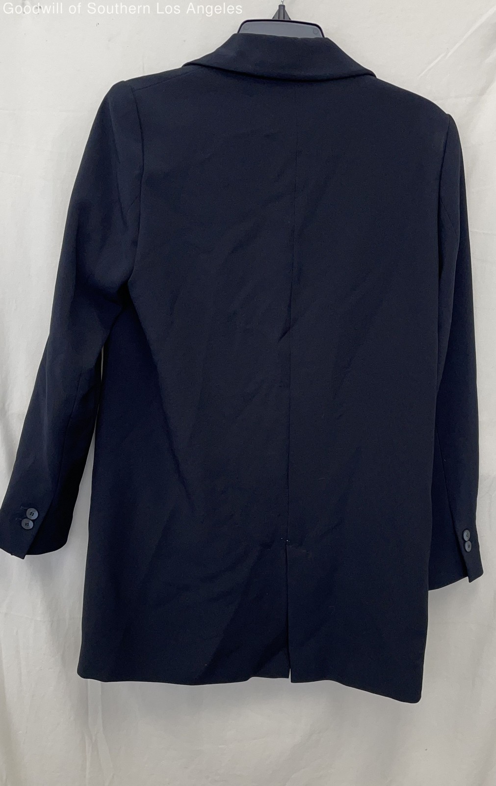 ZARA Basic Navy Oversized Double Breasted Blazer … - image 8