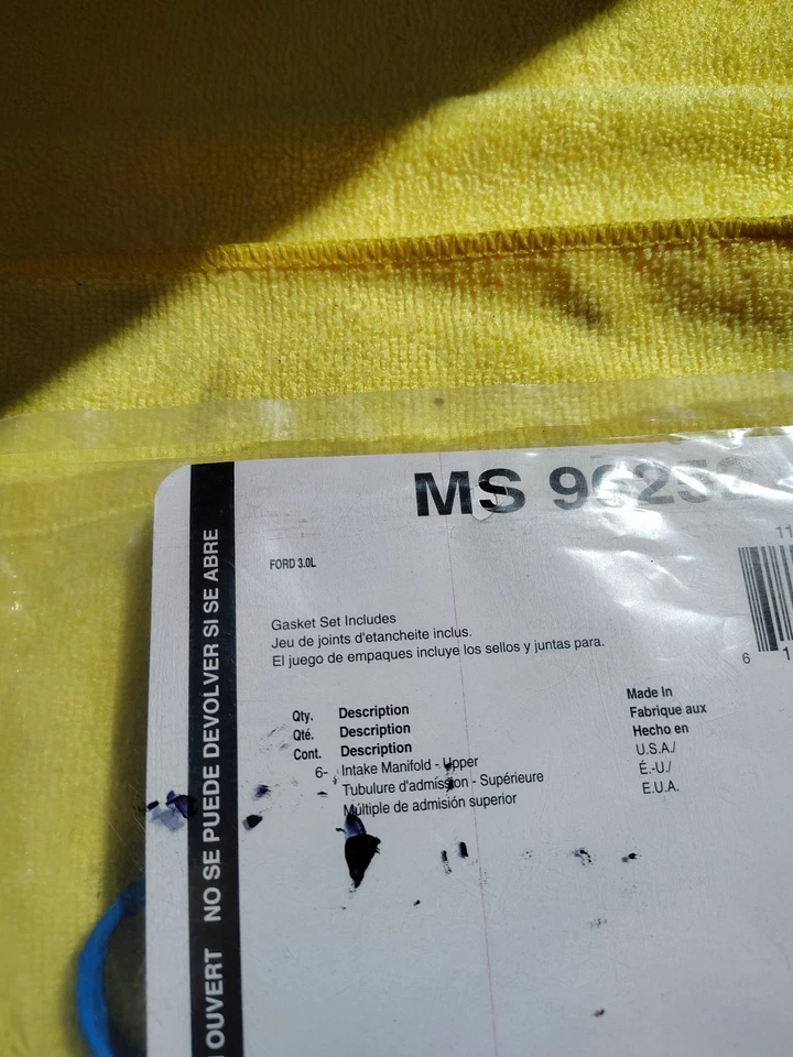 Juego de juntas plenum de inyección de combustible Fel-Pro para Select 04-09 Ford Lincoln Mazda... Foto 2 de 2