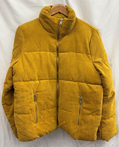 NEU £35 Damen Jacqueline de Young Senf Cord Steppjacke UK L CG E20