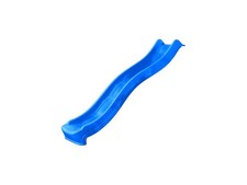 Rutsche 220 cm Kinder Garten Spielturm Outdoor Blau