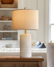 23'' Bedside Table Lamp for Bedroom Nightstands, Birthday Gifts for Women Mom, H
