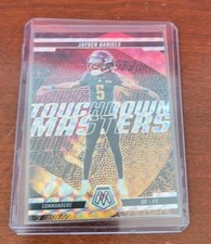 2025 Mosaic Football Jayden Daniels Silver Mosaic Touchdown Masters