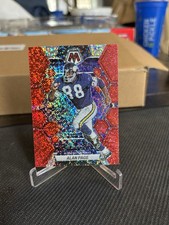 2023 Panini Prizm #156 Alan Page Red Sparkle Prizm Minnesota Vikings