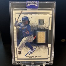 2025 Panini Impeccable LUISANGEL ACUNA #ILS-LA Lumber Signatures Auto /99 Mets