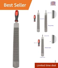 18 Inch Hoof Rasp Carbon Steel Horseshoe File with Rubber Handle Animal Grooming