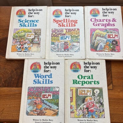 Lot of 5 Help Is On The Way SOS Skills on Studying Books by Marilyn Berry